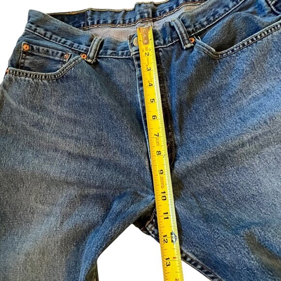 Levi Strauss 550 Mens Blue Jeans Size 36 x 30 5 pocket Classic Medium Wash Pants - Picture 11 of 13